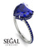 Heart Shape Sapphire Ring - Noelle No. 75